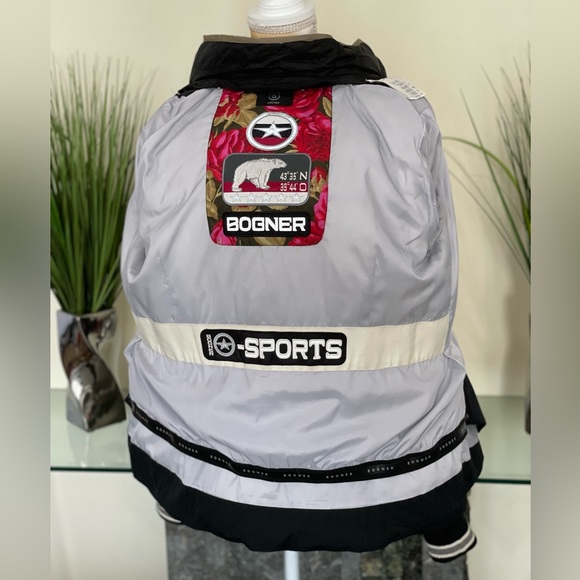 SOLD!!!Bogner Down Ski Fur Trim Jacket 10 / 40 - Picture 10 of 13